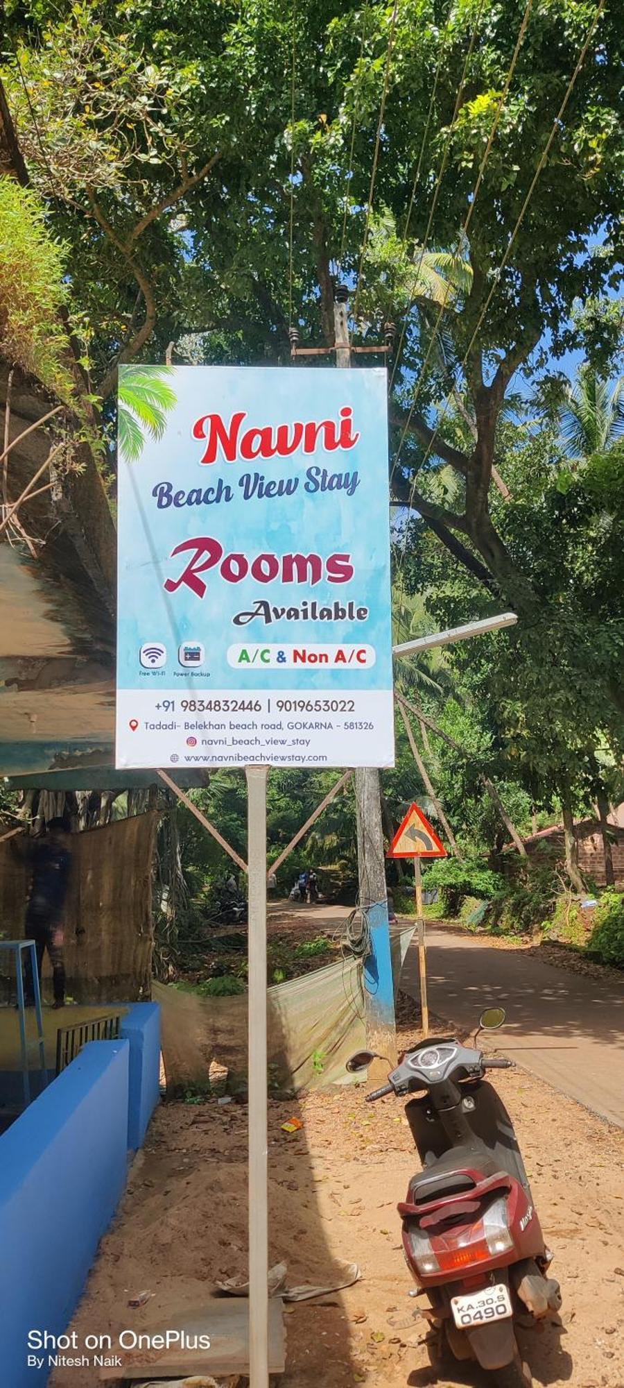 Navni Beach View Stay Gokarna  Exterior foto